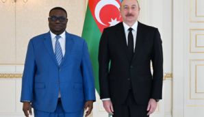 Beninin yeni səfiri etimadnaməsini Prezident İlham Əliyevə təqdim etdi -   FOTO - YENİLƏNDİ — foto 3