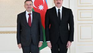Danimarkanın yeni təyin olunmuş səfiri etimadnaməsini Azərbaycan Prezidentinə təqdim etdi -   FOTO - YENİLƏNDİ — foto 2