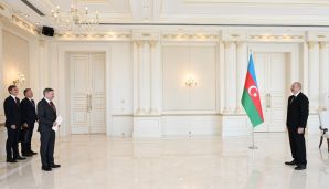 Danimarkanın yeni təyin olunmuş səfiri etimadnaməsini Azərbaycan Prezidentinə təqdim etdi -   FOTO - YENİLƏNDİ — foto 4