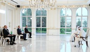 Azərbaycan Prezidenti Qətərin yeni təyin olunmuş səfirinin etimadnaməsini qəbul etdi -   FOTO - YENİLƏNDİ — foto 1