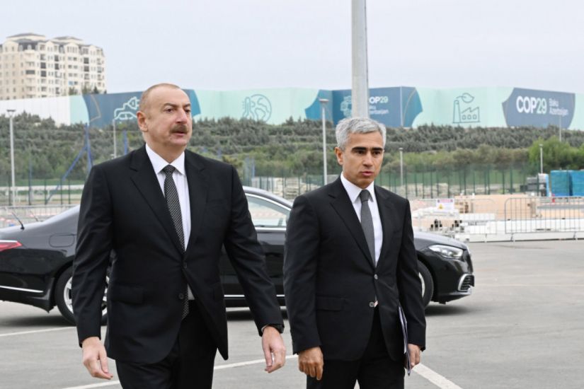 Prezident İlham Əliyev Olimpiya Stadionunun ərazisində COP29-a hazırlıqla bağlı görülən işlərlə tanış olub -   FOTO - YENİLƏNDİ