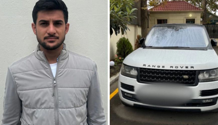"Range Rover"in sürücüsü narkotikin təsiri altında -     Saxlanıldı