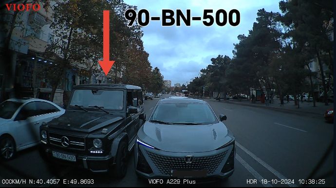Bakıda xanım sürücünün izinə düşən "Galenwagen" sürücüsü kimdir? -     90-BN-500 - VİDEO