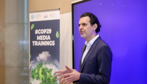 “COP29 və Dayanıqlı Media Təcrübələri” mövzusunda növbəti təlimlər keçilir  -   FOTOLAR — foto 11