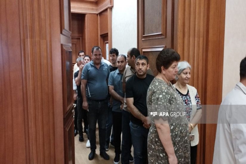 Xankəndi seçki dairəsinin məntəqələrində səsvermə başlayıb -       FOTO