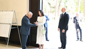 Prezident İlham Əliyev, birinci xanım Mehriban Əliyeva və qızları Leyla Əliyeva səs verib -       YENİLƏNDİ — foto 16