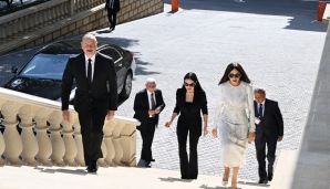 Prezident İlham Əliyev, birinci xanım Mehriban Əliyeva və qızları Leyla Əliyeva səs verib -       YENİLƏNDİ — foto 18