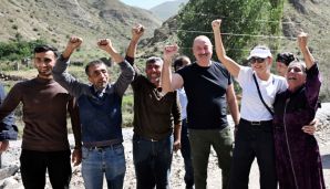 Prezident İlham Əliyev və Birinci xanım Mehriban Əliyevanın Kəlbəcər sakinləri ilə səmimi görüşü -       FOTO — foto 3