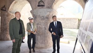 Prezident İlham Əliyev və birinci xanım Mehriban Əliyeva Kəlbəcərdəki Xudavəng monastır kompleksində olublar -       FOTO - YENİLƏNDİ — foto 3