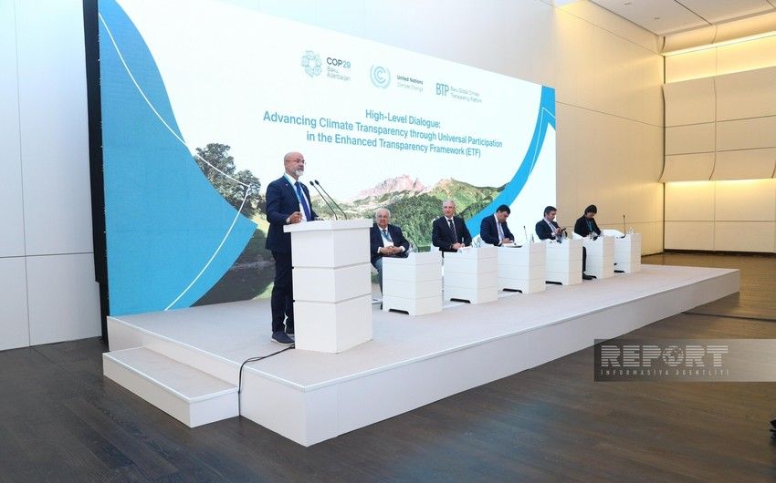 Bakıda COP29 Sədrliyinin təşəbbüsü ilə İqlim Şəffaflığı üzrə Yüksək Səviyyəli Dialoq keçirildi