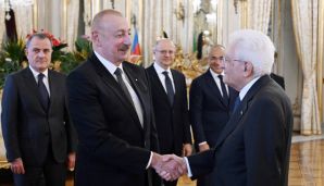 Prezident İlham Əliyevin Romada İtaliya Prezidenti ilə birgə işçi naharı olub -     FOTOLAR - YENİLƏNDİ — foto 1