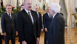 Prezident İlham Əliyevin Romada İtaliya Prezidenti ilə birgə işçi naharı olub -     FOTOLAR - YENİLƏNDİ — foto 2