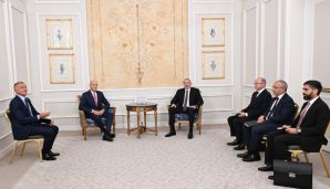 Prezident İlham Əliyev Romada İtaliyanın “Eni S.P.A” şirkətinin baş icraçı direktoru ilə görüşdü -   FOTO - YENİLƏNDİ — foto 1