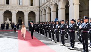 Romada Azərbaycan Prezidenti İlham Əliyevin İtaliya Nazirlər Şurasının sədri Ciorcia Meloni ilə görüşü keçirildi -   YENİLƏNDİ - 1 — foto 5