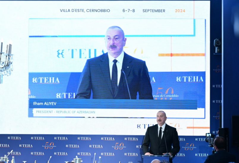 Azərbaycan Prezidenti: Cənub Qaz Dəhlizi bu gün 10 ölkənin enerji təhlükəsizliyini təmin edir