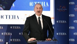 İlham Əliyev Beynəlxalq Çernobbio Forumunda “Yeni geosiyasi şəraitdə Azərbaycanın rolu” adlı sessiyada çıxış edib -   YENİLƏNDİ - FOTOLAR — foto 13