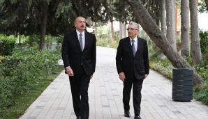 Prezident İlham Əliyev “Xaqani” bağında və ətraf ərazilərdə aparılmış abadlıq-yenidənqurma işlərindən sonra yaradılan şəraitlə tanış oldu -           YENİLƏNDİ — foto 7