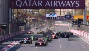 "Formula 2": Bakıdakı yarışda zəncirvari qəza baş verdi -   FOTO — foto 1