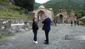 Diplomatik korpusun nümayəndələri Xudavəng monastır kompleksində olublar — foto 2
