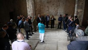 Diplomatik korpusun nümayəndələri Xudavəng monastır kompleksində olublar — foto 3