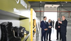 Ağdam Sənaye Parkında müxtəlif təyinatlı ayaqqabıların istehsalı zavodunun açılışı olub -     FOTO — foto 1
