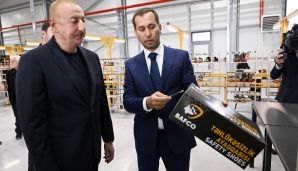 Ağdam Sənaye Parkında müxtəlif təyinatlı ayaqqabıların istehsalı zavodunun açılışı olub -     FOTO — foto 2