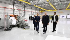 Ağdam Sənaye Parkında müxtəlif təyinatlı ayaqqabıların istehsalı zavodunun açılışı olub -     FOTO — foto 3