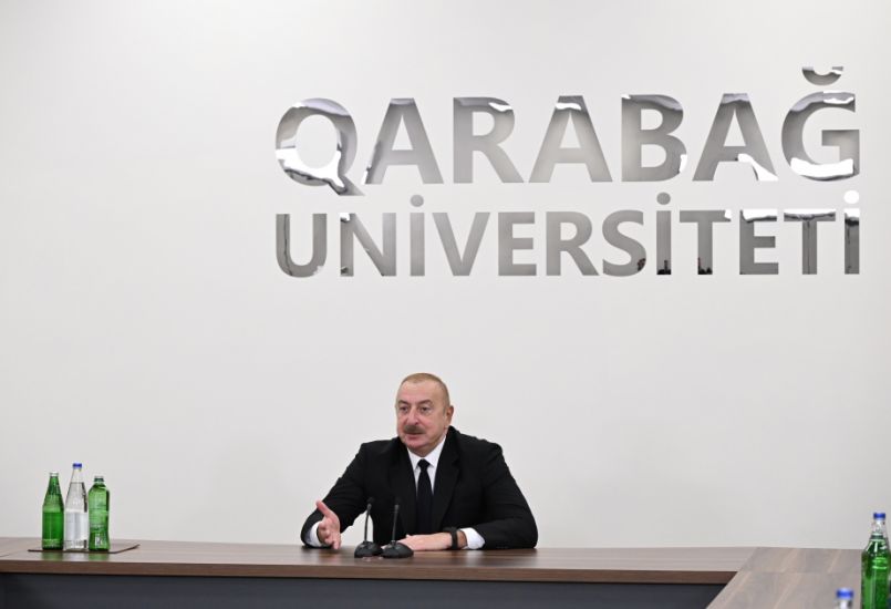Prezident: Biz göstərdik ki, güclü iradə, peşəkarlıq, vətənpərvərlik olarsa, heç bir qüvvə o xalqın qabağında dura bilməz