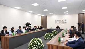 Prezident Qarabağ Universitetinin açılışında iştirak etdi  -   YENİLƏNDİ- FOTOLAR — foto 14