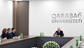 Prezident Qarabağ Universitetinin açılışında iştirak etdi  -   YENİLƏNDİ- FOTOLAR — foto 15