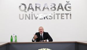 Prezident Qarabağ Universitetinin açılışında iştirak etdi  -   YENİLƏNDİ- FOTOLAR — foto 19