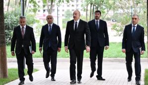 Prezident Qarabağ Universitetinin açılışında iştirak etdi  -   YENİLƏNDİ- FOTOLAR — foto 29