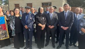 Abşeron rayonunda şəhidlərimiz anım günlərində yad edildi -   FOTOLAR — foto 2