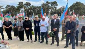 Abşeron rayonunda şəhidlərimiz anım günlərində yad edildi -   FOTOLAR — foto 3