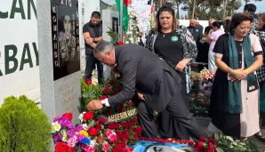Abşeron rayonunda şəhidlərimiz anım günlərində yad edildi -   FOTOLAR — foto 11