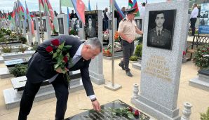 Abşeron rayonunda şəhidlərimiz anım günlərində yad edildi -   FOTOLAR — foto 18