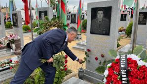 Abşeron rayonunda şəhidlərimiz anım günlərində yad edildi -   FOTOLAR — foto 14