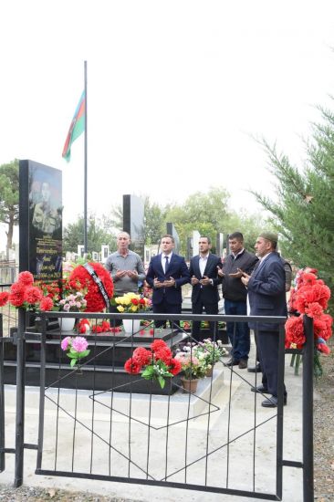 Antiterror tədbirləri zamanı şəhid olan Amil Tanrıverdiyevin anım mərasimi keçirildi -      FOTOLAR