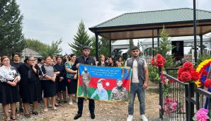 Antiterror tədbirləri zamanı şəhid olan Amil Tanrıverdiyevin anım mərasimi keçirildi -      FOTOLAR — foto 19