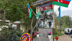 Antiterror tədbirləri zamanı şəhid olan Amil Tanrıverdiyevin anım mərasimi keçirildi -      FOTOLAR — foto 18