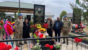 Antiterror tədbirləri zamanı şəhid olan Amil Tanrıverdiyevin anım mərasimi keçirildi -      FOTOLAR — foto 17