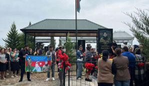 Antiterror tədbirləri zamanı şəhid olan Amil Tanrıverdiyevin anım mərasimi keçirildi -      FOTOLAR — foto 14