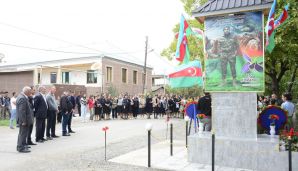Antiterror tədbirləri zamanı şəhid olan Amil Tanrıverdiyevin anım mərasimi keçirildi -      FOTOLAR — foto 10