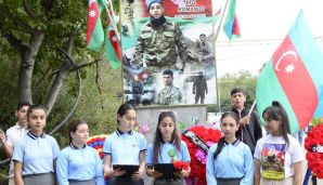 Antiterror tədbirləri zamanı şəhid olan Amil Tanrıverdiyevin anım mərasimi keçirildi -      FOTOLAR — foto 9
