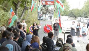 Antiterror tədbirləri zamanı şəhid olan Amil Tanrıverdiyevin anım mərasimi keçirildi -      FOTOLAR — foto 4