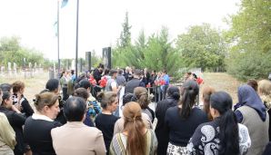 Antiterror tədbirləri zamanı şəhid olan Amil Tanrıverdiyevin anım mərasimi keçirildi -      FOTOLAR — foto 3