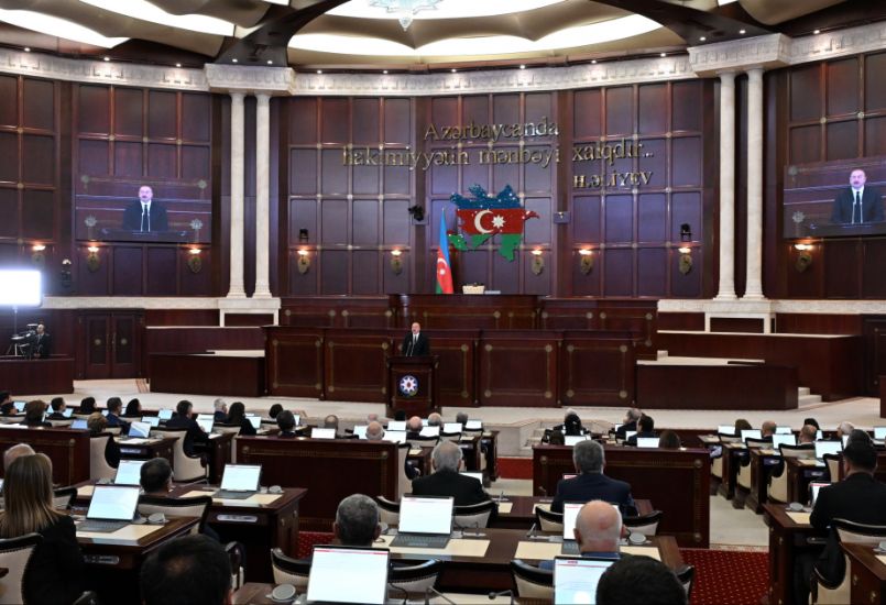Azərbaycan Prezidenti Milli Məclisdə çıxışında ölkə qarşısında duran bəzi vəzifələri açıqladı