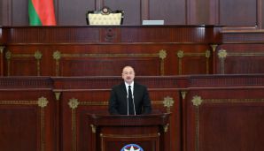Yeddinci çağırış Azərbaycan Respublikası Milli Məclisinin ilk iclası keçirilib Prezident İlham Əliyev iclasda iştirak edib və nitq söyləyib -            YENİLƏNDİ - 2 — foto 14