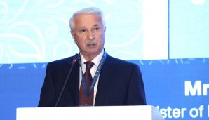 Bakıda "İqlim dəyişmələri və ədalətli keçid: həmkarlar ittifaqlarının rolu və fəaliyyətləri" mövzusunda beynəlxalq konfrans keçirilir -   FOTOLAR — foto 20
