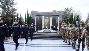 Naftalanda 27 sentyabr - Anım Günü ilə bağlı tədbir keçirildi -   FOTOLAR — foto 9